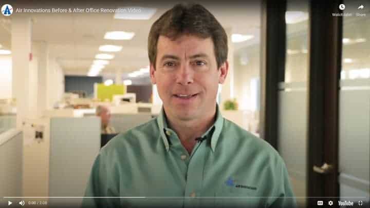Air innovations before & after office renovation video