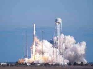 Antares launch with underground water-cooled aerospace ecu
