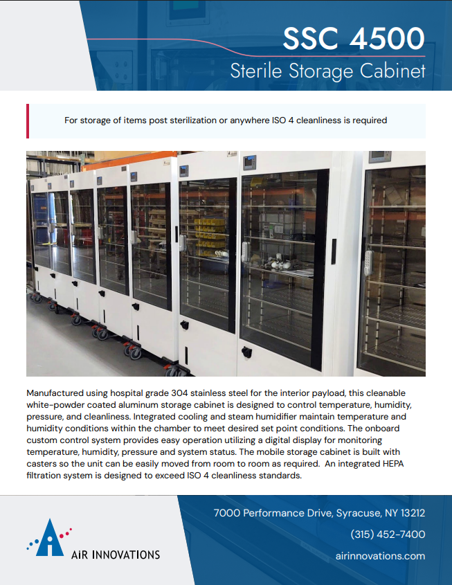 Sterile Storage Cabinets