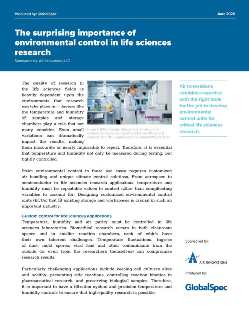 Life sciences and pharmaceutical article