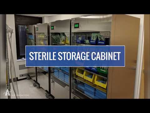 Sterile storage cabinets
