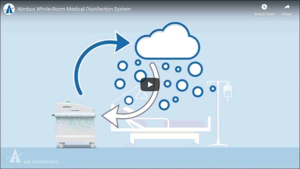 Nimbus whole-room medical disinfection system